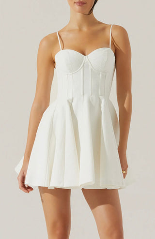 ASTR Fenna Dress - White