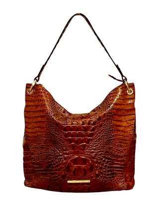 Vintage Brahmin Sevi Handbag in Pecan Melbourne