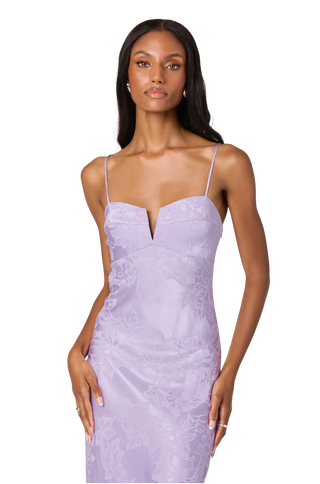 Tyla Satin Bias-Cut Maxi Dress