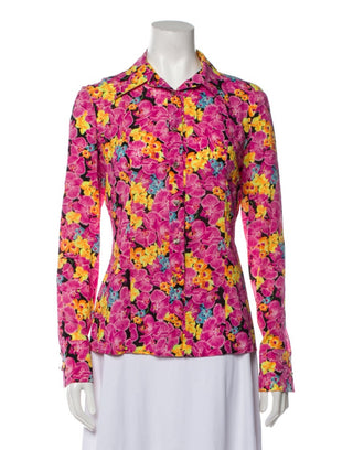 Vintage 2000's Versace Button-Up Top - Medium