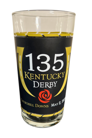 Vintage 135th Kentucky Derby Glass Churchill Downs 2009 - NEEDS PRICE