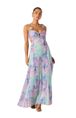 Emese Floral Cutout Maxi Dress