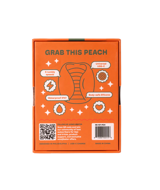 🍑 Peach Vibrating Stroker