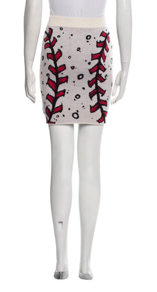 RARE Vintage Jeremy Scott Screaming Mimi 100% Sweater Skirt Set - Small/Medium