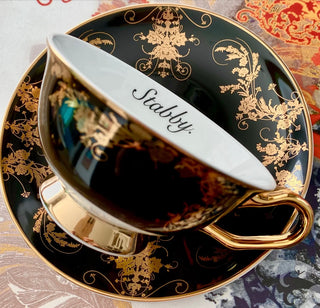 Miss Havisham's Stabby Tea Cup and Saucer