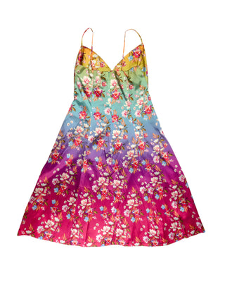 Spaghetti Strap Floral Dress - Medium