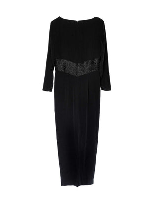 Vintage Bob Mackie Black Evening Gown - Size 8