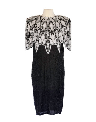 Vintage Carina Sequin Beaded Dress -Size XL