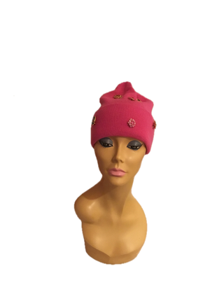 Charmed Pink Wool Beanie