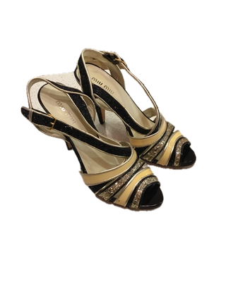Vintage Miu Miu Glitter Sandals