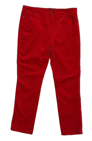 Vintage Velvety Red Pants - Size 12