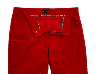 Vintage Velvety Red Pants - Size 12
