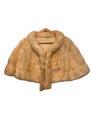 Martin's Vintage Blonde Fur Shawl