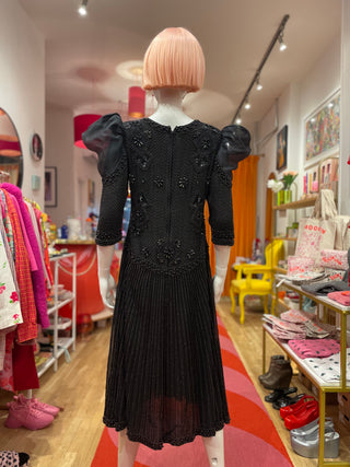 Vintage Black Bead Dress