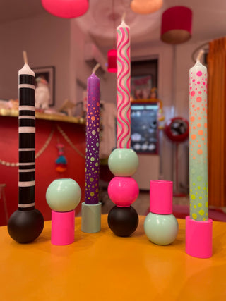 Pink Stories Modular Candle Holders