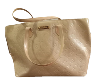 Vintage Louis Vuitton Vernis Wilshire Ivory Handbag