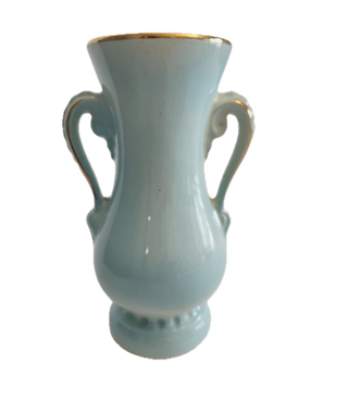 Vintage Royal Copley Double Handled Vase