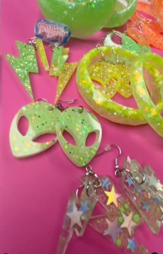 Miss Pinkie's Earrings - Large