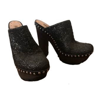 Vintage Miu Miu Glitter Mules