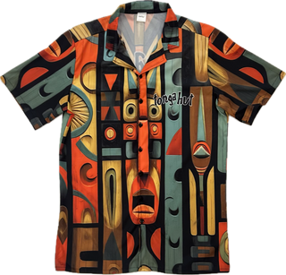 Vintage Limited-Edition Tonga Hut Aloha Shirt - Size Small