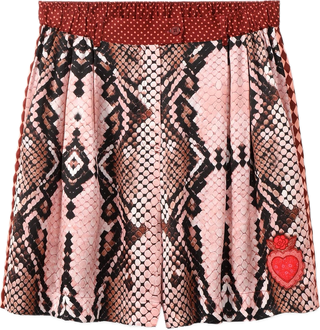 Juliette Red Aura Pleated Short