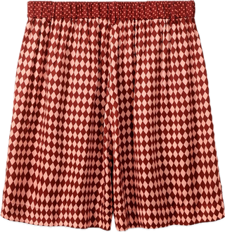 Juliette Red Aura Pleated Short