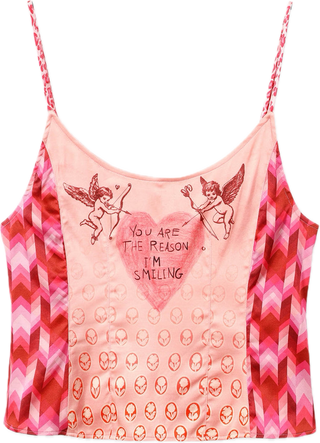 Adline Red Aura Tank Top