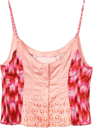 Adline Red Aura Tank Top