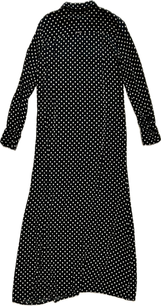 Vintage Black with Stars Le Lis Blanc Chemise Dress - Size Medium