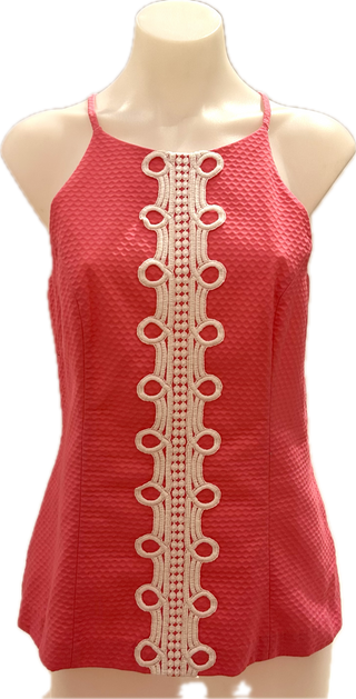 NEW Lilly Pulitzer Hotty Pink Top - Size 6