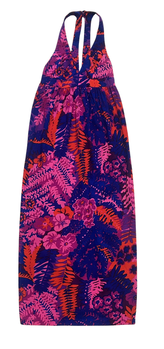 Vintage HIgh Tide Halter Dress - Small