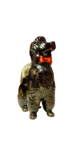 1950's Ceramic Poodle Letter Holder