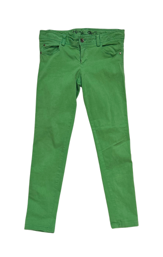 Vintage Alice + Olivia Green Skinny Jeans - Size Small