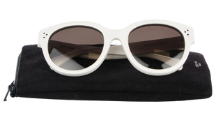 Vintage Celine Audrey White Sunglasses