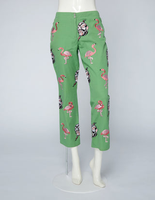 Flamingo and Sexecutioner Pants - ONE OF A KIND - Size 6