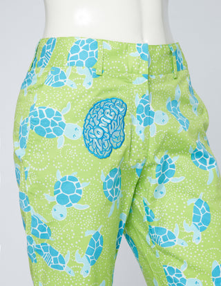 Turtles and Zombie Brains Pant - ONE OF A KIND - Size 6