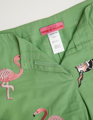 Flamingo and Sexecutioner Pants - ONE OF A KIND - Size 6