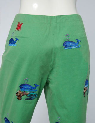 Mermaid and the Whale Pant - ONE OF A KIND - Size 12