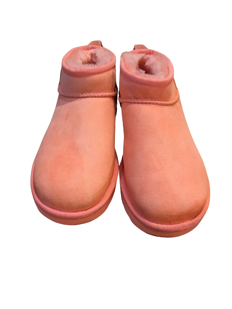 Pink UGG Classic Ultra-Mini Ankle Boot: Size 8