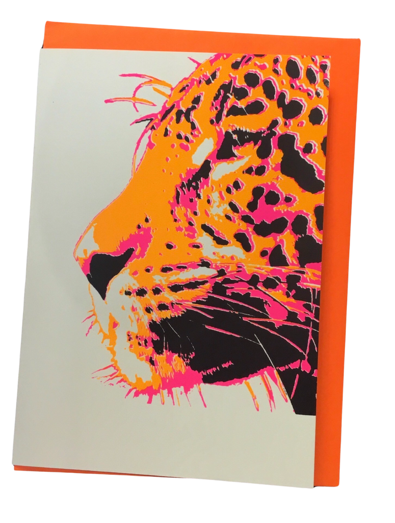 Jaguar Card - Neon Orange