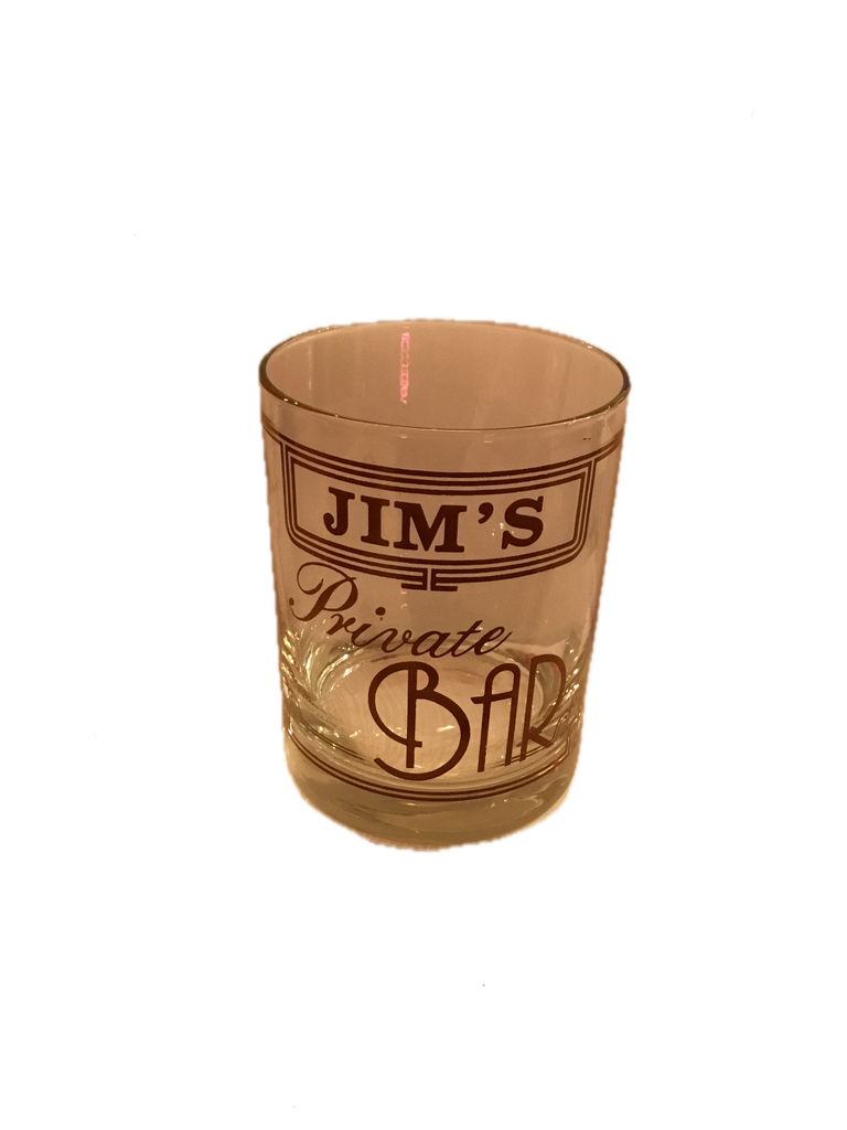 Jim's Private Bar Glass