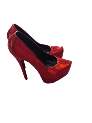 Red Liliana Platform Stiletto Pumps
