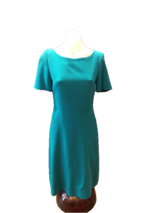 Vintage Teal Midi Goat Dress