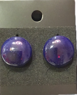 Vintage Navy Stud Earrings