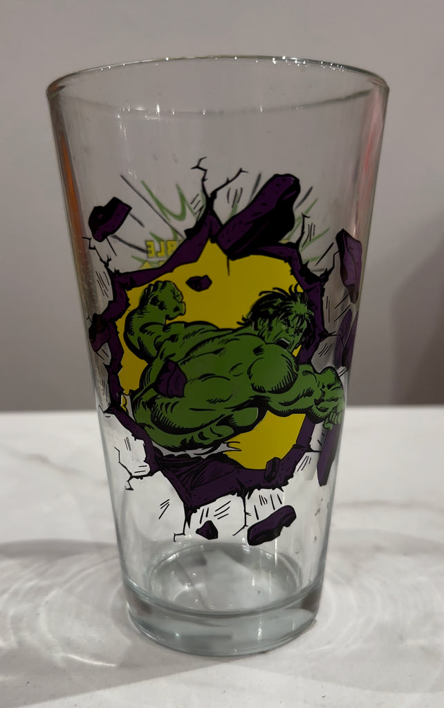 Vintage Hulk Pint Glass