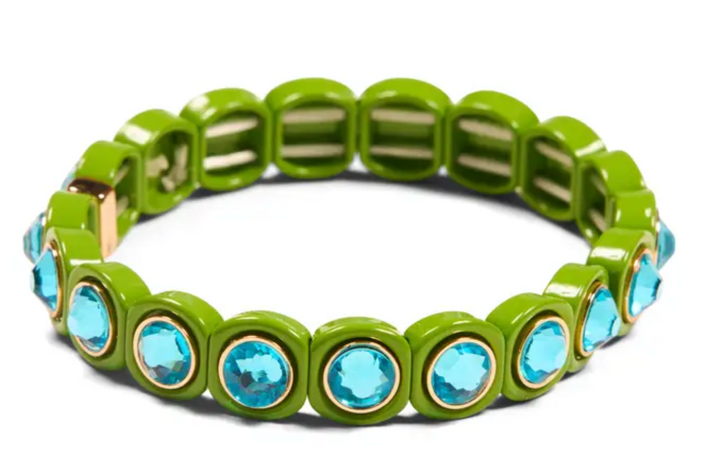 Malibu Sugar Aspen Jewel Bracelet: Green & Blue