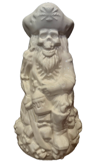 Skeleton Pirate Captain Tiki Mug