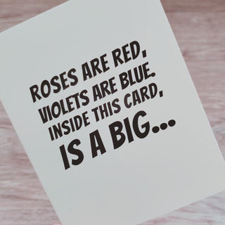 Inside This Card is a Big Dick For You - Pop Up Dick Valentine Greeting Card
