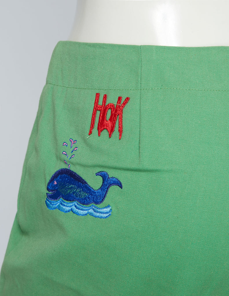 Mermaid and the Whale Pant - ONE OF A KIND - Size 12