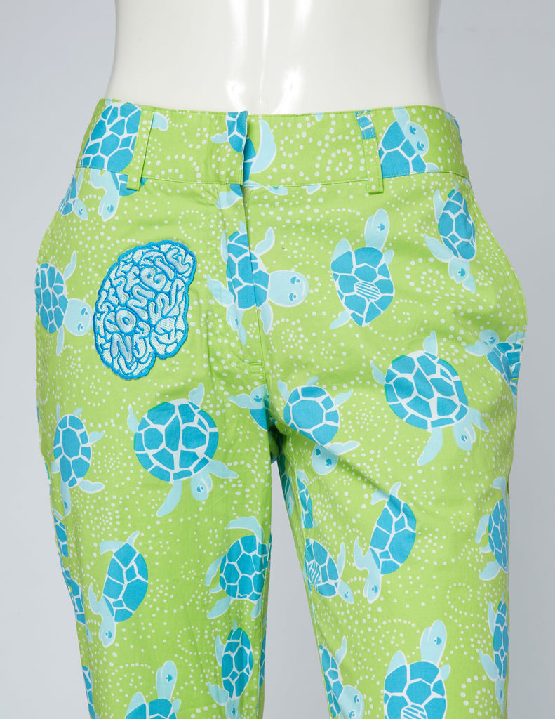 Turtles and Zombie Brains Pant - ONE OF A KIND - Size 6